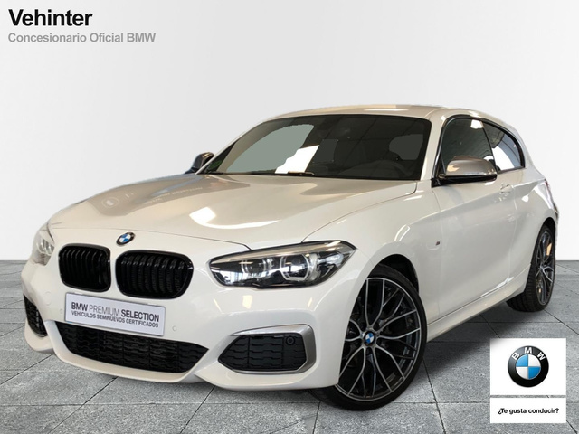 BMW Serie 1 116d color Blanco. Año 2019. 85KW(116CV). Diésel. En concesionario Vehinter Alcorcón de Madrid