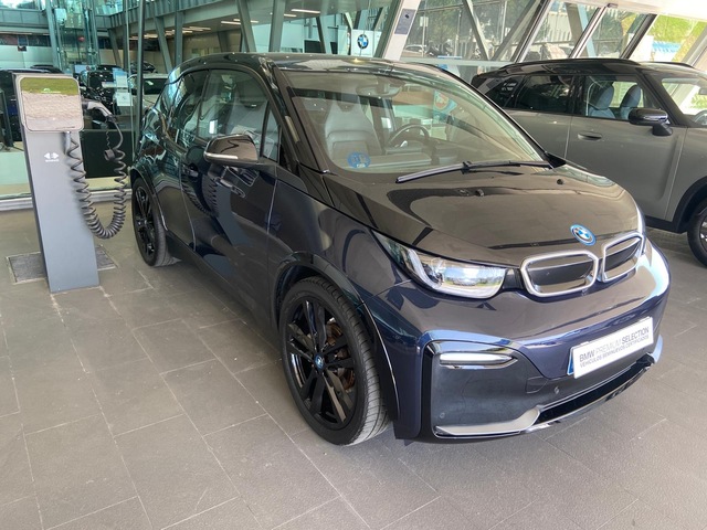 BMW i3 S 120Ah color Azul. Año 2022. 135KW(184CV). Eléctrico. En concesionario BYmyCAR Madrid - Alcalá de Madrid