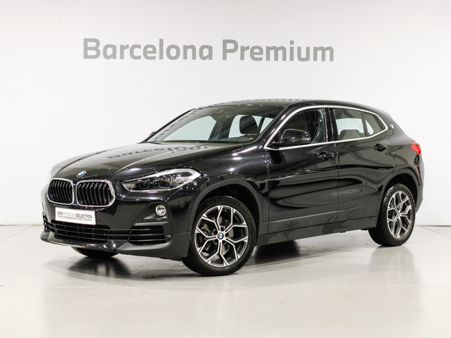 BMW X2 sDrive18d color Negro. Año 2020. 110KW(150CV). Diésel. En concesionario Barcelona Premium -- GRAN VIA de Barcelona