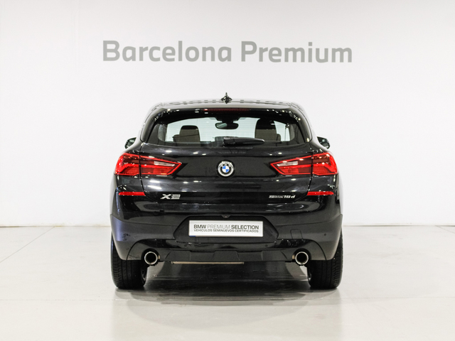 BMW X2 sDrive18d color Negro. Año 2020. 110KW(150CV). Diésel. En concesionario Barcelona Premium -- GRAN VIA de Barcelona