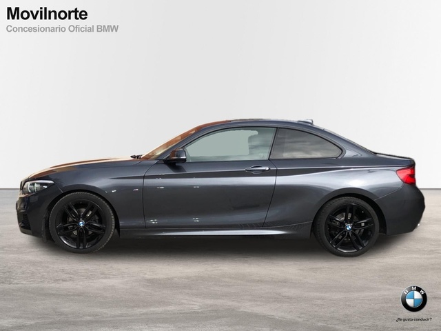 BMW Serie 2 218i Coupe color Gris. Año 2018. 100KW(136CV). Gasolina. En concesionario Movilnorte El Plantio de Madrid