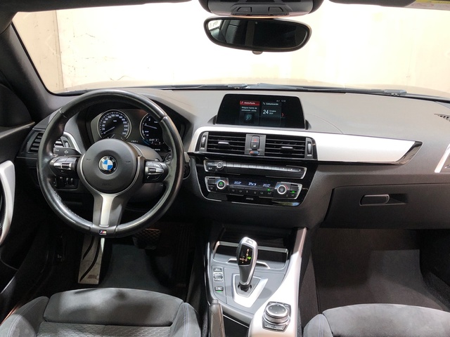 BMW Serie 2 218i Coupe color Gris. Año 2018. 100KW(136CV). Gasolina. En concesionario Movilnorte El Plantio de Madrid