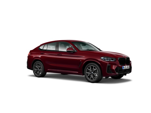 BMW X4 xDrive20d color Rojo. Año 2024. 140KW(190CV). Diésel. En concesionario Movilnorte El Plantio de Madrid