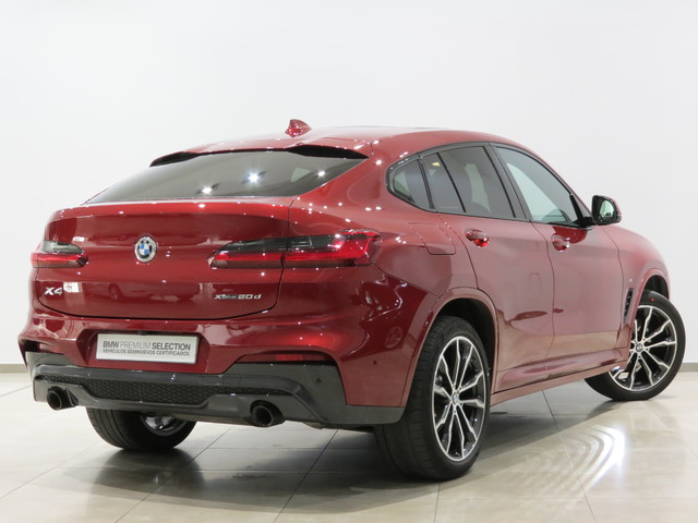 BMW X4 xDrive20d color Rojo. Año 2021. 140KW(190CV). Diésel. En concesionario GANDIA Automoviles Fersan, S.A. de Valencia