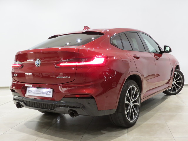 BMW X4 xDrive20d color Rojo. Año 2021. 140KW(190CV). Diésel. En concesionario GANDIA Automoviles Fersan, S.A. de Valencia