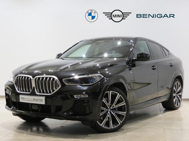 BMW X6 xDrive30d color Negro. Año 2020. 210KW(286CV). Diésel. En concesionario GANDIA Automoviles Fersan, S.A. de Valencia