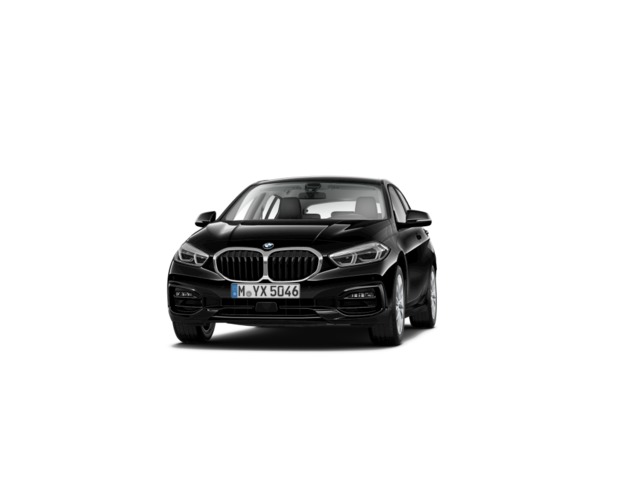 BMW Serie 1 118i color Negro. Año 2019. 103KW(140CV). Gasolina. En concesionario Novomóvil Oleiros de Coruña