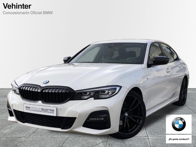 BMW Serie 3 320d color Blanco. Año 2022. 140KW(190CV). Diésel. En concesionario Vehinter Getafe de Madrid