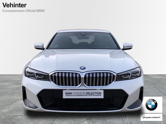 BMW Serie 3 320i color Blanco. Año 2024. 135KW(184CV). Gasolina. En concesionario Vehinter Getafe de Madrid