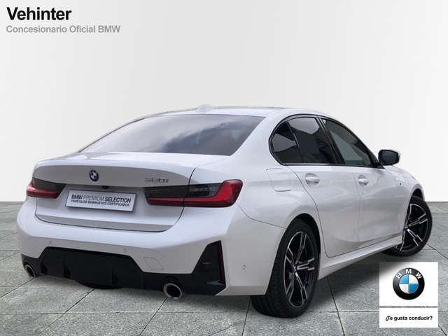 BMW Serie 3 320i color Blanco. Año 2024. 135KW(184CV). Gasolina. En concesionario Vehinter Getafe de Madrid