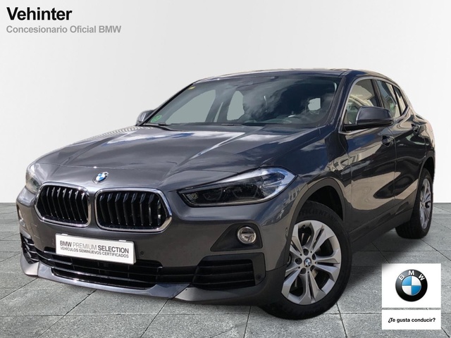 BMW X2 sDrive18d color Gris. Año 2018. 110KW(150CV). Diésel. En concesionario Vehinter Getafe de Madrid