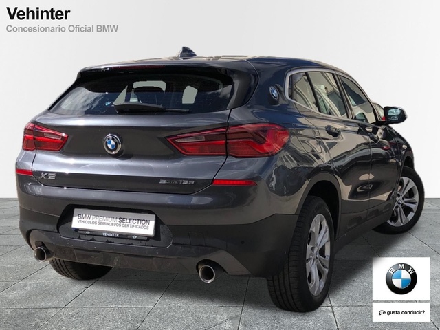 BMW X2 sDrive18d color Gris. Año 2018. 110KW(150CV). Diésel. En concesionario Vehinter Getafe de Madrid