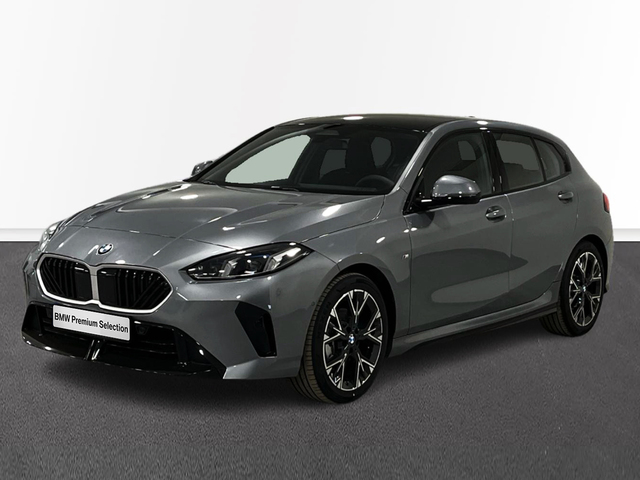 BMW Serie 1 120i color Gris. Año 2024. 125KW(170CV). Gasolina. En concesionario BMW Marcos Automoción de Valencia