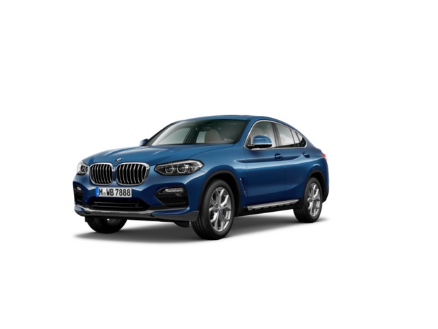 BMW X4 xDrive20d color Azul. Año 2020. 140KW(190CV). Diésel. En concesionario Augusta Aragon S.A. de Zaragoza