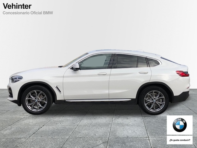 BMW X4 xDrive20d color Blanco. Año 2021. 140KW(190CV). Diésel. En concesionario Vehinter Alcorcón de Madrid