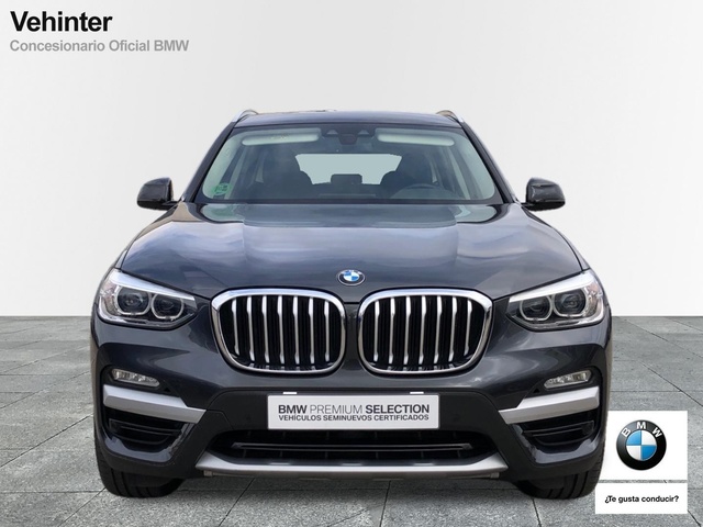 BMW X3 xDrive20d color Gris. Año 2018. 140KW(190CV). Diésel. En concesionario Vehinter Alcorcón de Madrid