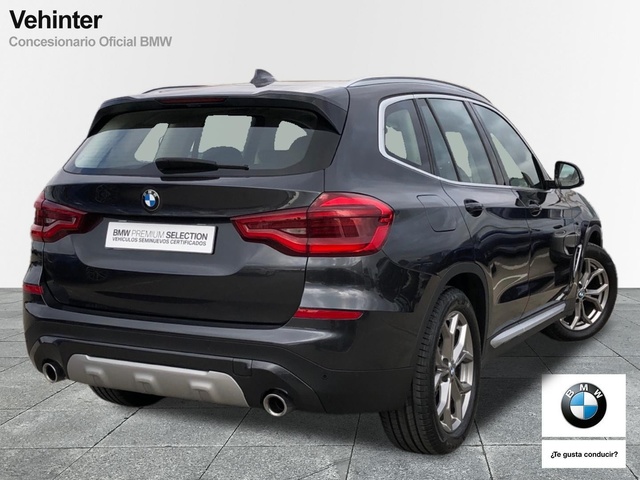 BMW X3 xDrive20d color Gris. Año 2018. 140KW(190CV). Diésel. En concesionario Vehinter Alcorcón de Madrid