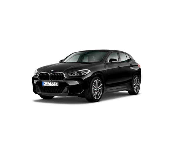 BMW X2 sDrive18i color Negro. Año 2021. 103KW(140CV). Gasolina. En concesionario Amiocar S.A. de Coruña