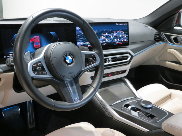 BMW Serie 4 420d Gran Coupe color Rojo. Año 2024. 140KW(190CV). Diésel. En concesionario SAN JUAN Automoviles Fersan S.A. de Alicante