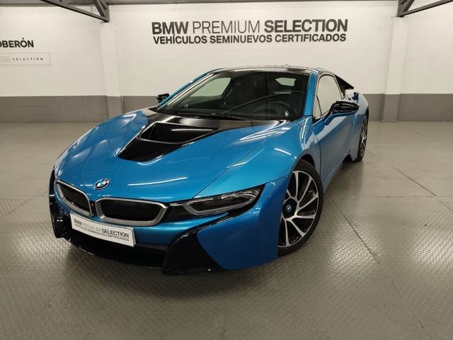 BMW i8 i8 Coupe color Azul. Año 2018. 266KW(362CV). Híbrido Electro/Gasolina. En concesionario Autoberón de La Rioja