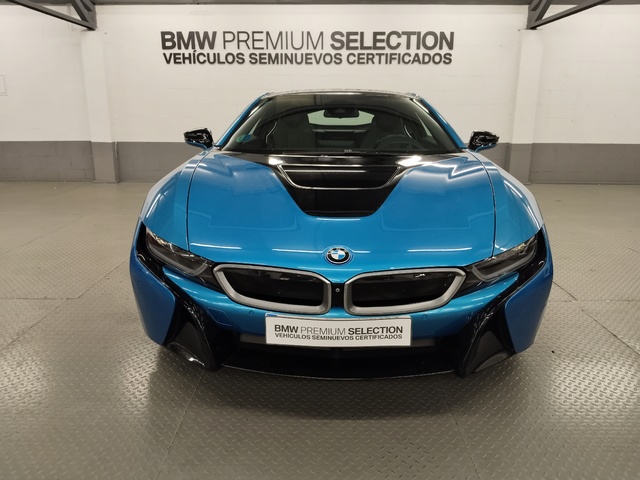 BMW i8 i8 Coupe color Azul. Año 2018. 266KW(362CV). Híbrido Electro/Gasolina. En concesionario Autoberón de La Rioja