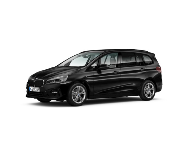 BMW Serie 2 218d Gran Tourer color Negro. Año 2020. 110KW(150CV). Diésel. En concesionario GANDIA Automoviles Fersan, S.A. de Valencia