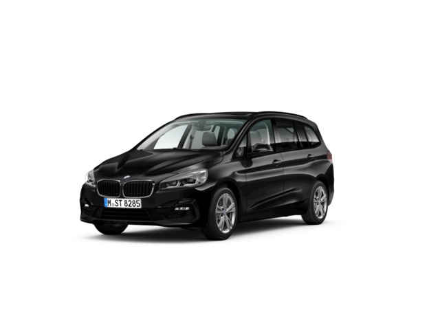 BMW Serie 2 218d Gran Tourer color Negro. Año 2020. 110KW(150CV). Diésel. En concesionario GANDIA Automoviles Fersan, S.A. de Valencia