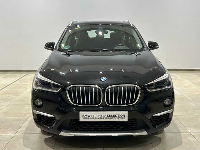 BMW X1 sDrive18d color Negro. Año 2018. 110KW(150CV). Diésel. En concesionario FINESTRAT Automoviles Fersan, S.A. de Alicante