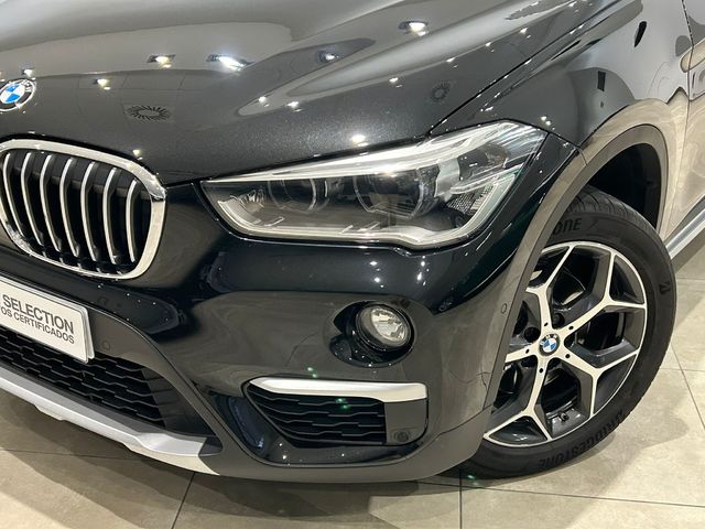 BMW X1 sDrive18d color Negro. Año 2018. 110KW(150CV). Diésel. En concesionario FINESTRAT Automoviles Fersan, S.A. de Alicante