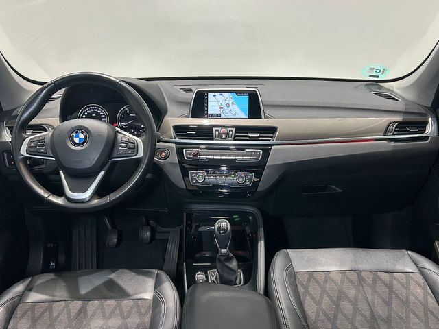 BMW X1 sDrive18d color Negro. Año 2018. 110KW(150CV). Diésel. En concesionario FINESTRAT Automoviles Fersan, S.A. de Alicante