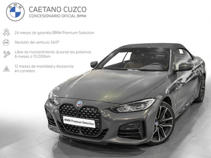 Fotos de BMW Serie 4 M440i Cabrio color Azul. Año 2023. 275KW(374CV). Gasolina. En concesionario Caetano Cuzco, Alcalá de Madrid