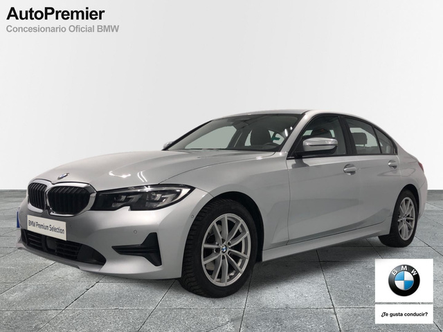 BMW Serie 3 320d color Gris Plata. Año 2019. 140KW(190CV). Diésel. En concesionario Auto Premier, S.A. - MADRID de Madrid