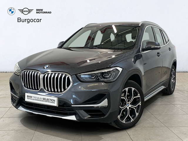 BMW X1 sDrive20i color Gris. Año 2021. 141KW(192CV). Gasolina. En concesionario Burgocar (Bmw y Mini) de Burgos