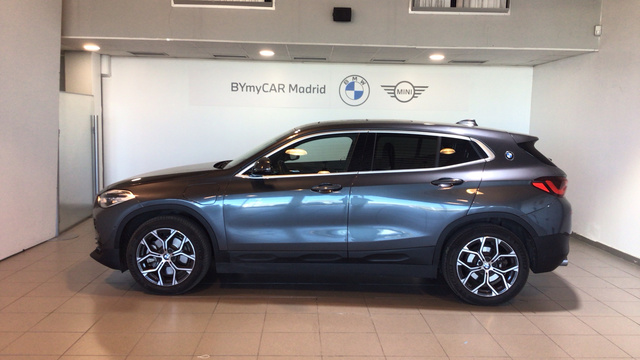 BMW X2 xDrive25e color Gris. Año 2021. 162KW(220CV). Híbrido Electro/Gasolina. En concesionario BYmyCAR Madrid - Alcalá de Madrid