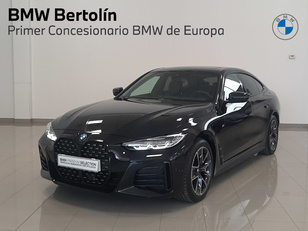 BMW Serie 4 420d Gran Coupe color Negro. Año 2024. 140KW(190CV). Diésel. En concesionario Automoviles Bertolin S.L. de Valencia