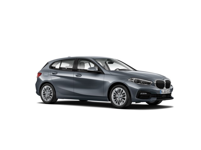 BMW Serie 1 118i color Gris. Año 2019. 103KW(140CV). Gasolina. En concesionario Augusta Aragon S.A. de Zaragoza