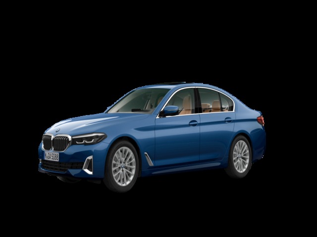 BMW Serie 5 520d color Azul. Año 2022. 140KW(190CV). Diésel. En concesionario Adler Motor S.L. TOLEDO de Toledo