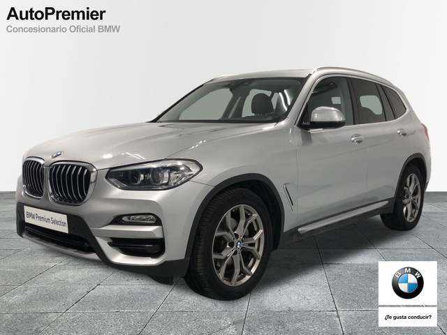 BMW X3 xDrive20d color Gris Plata. Año 2020. 140KW(190CV). Diésel. En concesionario Auto Premier, S.A. - MADRID de Madrid