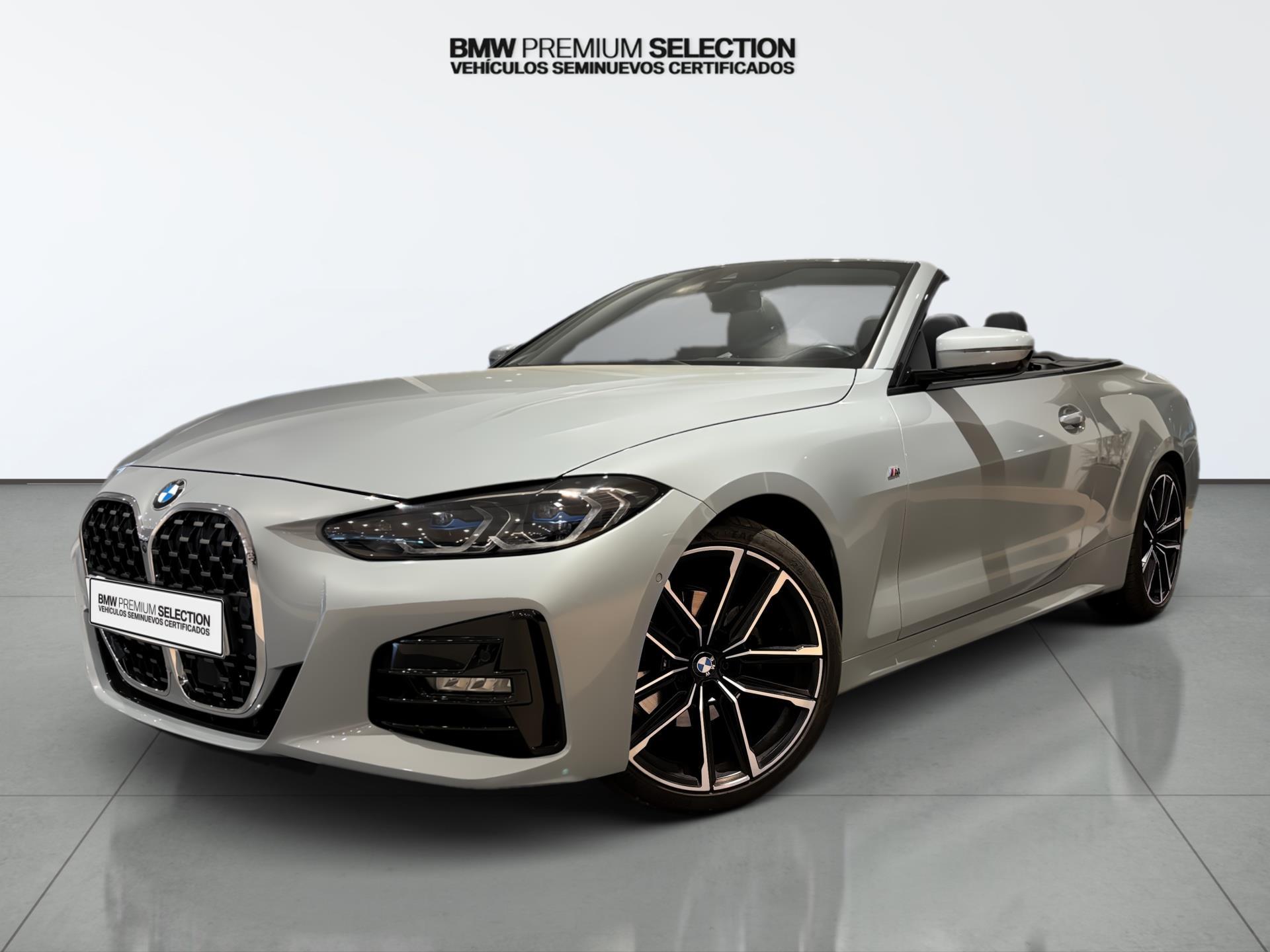 BMW Serie 4 420d Cabrio color Gris. Año 2024. 140KW(190CV). Diésel. En concesionario Automotor Premium Velázquez - Málaga de Málaga