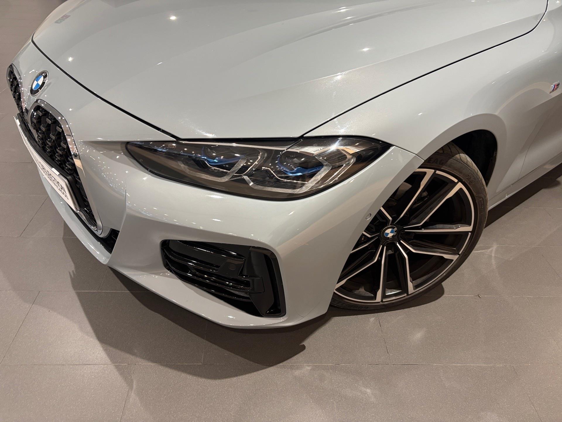 BMW Serie 4 420d Cabrio color Gris. Año 2024. 140KW(190CV). Diésel. En concesionario Automotor Premium Velázquez - Málaga de Málaga