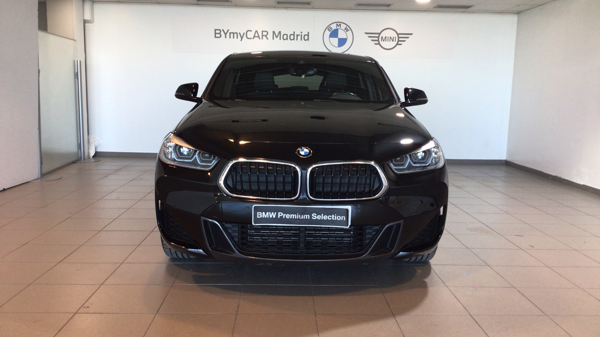 BMW X2 sDrive18d color Negro. Año 2021. 110KW(150CV). Diésel. En concesionario BYmyCAR Madrid - Alcalá de Madrid