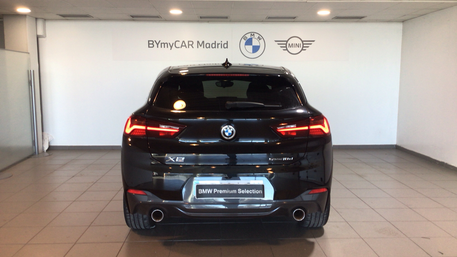 BMW X2 sDrive18d color Negro. Año 2021. 110KW(150CV). Diésel. En concesionario BYmyCAR Madrid - Alcalá de Madrid