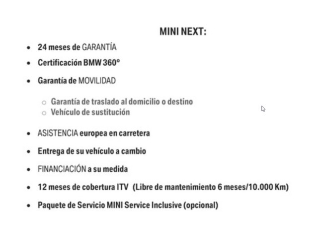 fotoG 9 del MINI MINI 3 Puertas Cooper SE 135 kW (184 CV) 184cv Eléctrico del 2023 en Málaga