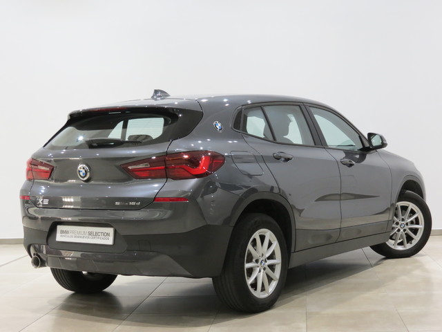 BMW X2 sDrive16d color Gris. Año 2021. 85KW(116CV). Diésel. En concesionario GANDIA Automoviles Fersan, S.A. de Valencia