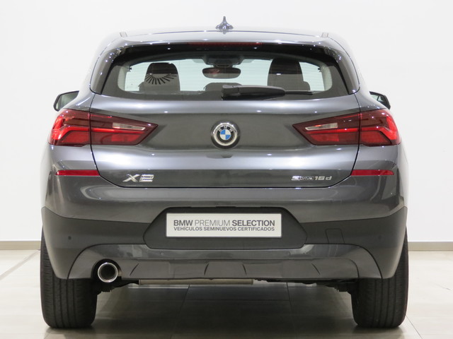 BMW X2 sDrive16d color Gris. Año 2021. 85KW(116CV). Diésel. En concesionario GANDIA Automoviles Fersan, S.A. de Valencia