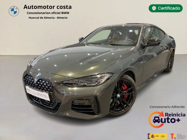 BMW Serie 4 M440i coupé color Gris. Año 2021. 275KW(374CV). Gasolina. En concesionario Automotor Costa, S.L.U. de Almería