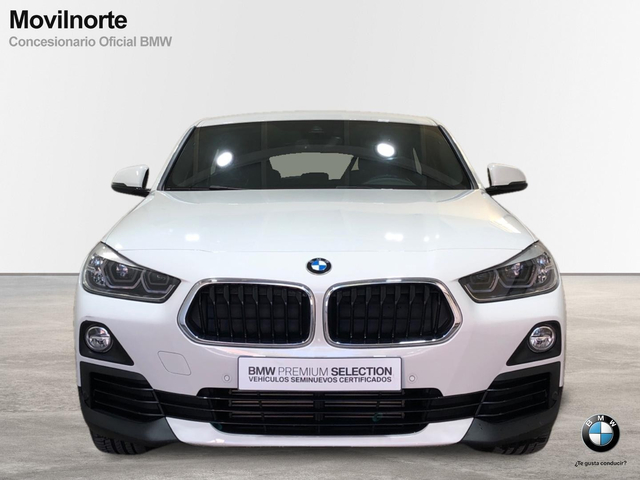 BMW X2 sDrive18d color Blanco. Año 2020. 110KW(150CV). Diésel. En concesionario Movilnorte El Carralero de Madrid