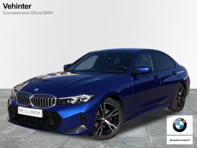 BMW Serie 3 320d color Azul. Año 2024. 140KW(190CV). Diésel. En concesionario Vehinter Getafe de Madrid
