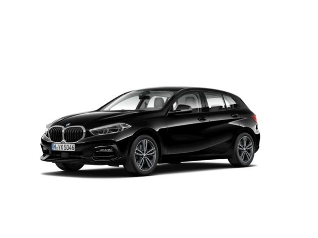 BMW Serie 1 118i color Negro. Año 2023. 103KW(140CV). Gasolina. En concesionario Mandel Motor Badajoz de Badajoz