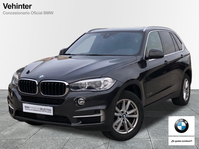 BMW X5 xDrive30d color Gris. Año 2017. 190KW(258CV). Diésel. En concesionario Vehinter Getafe de Madrid